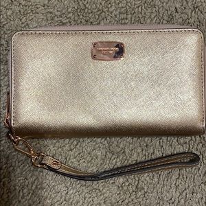 Mk wristlet rose gold